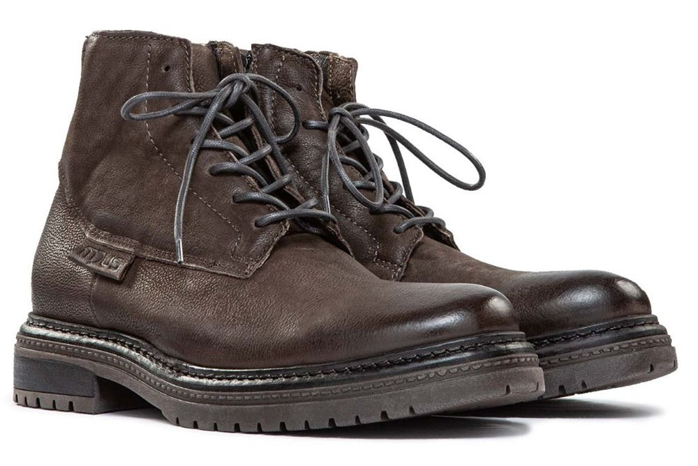 MJUS Anfibi Mjus uomo Oxford U83201 marroni<BR/> U83201 SHADOW 