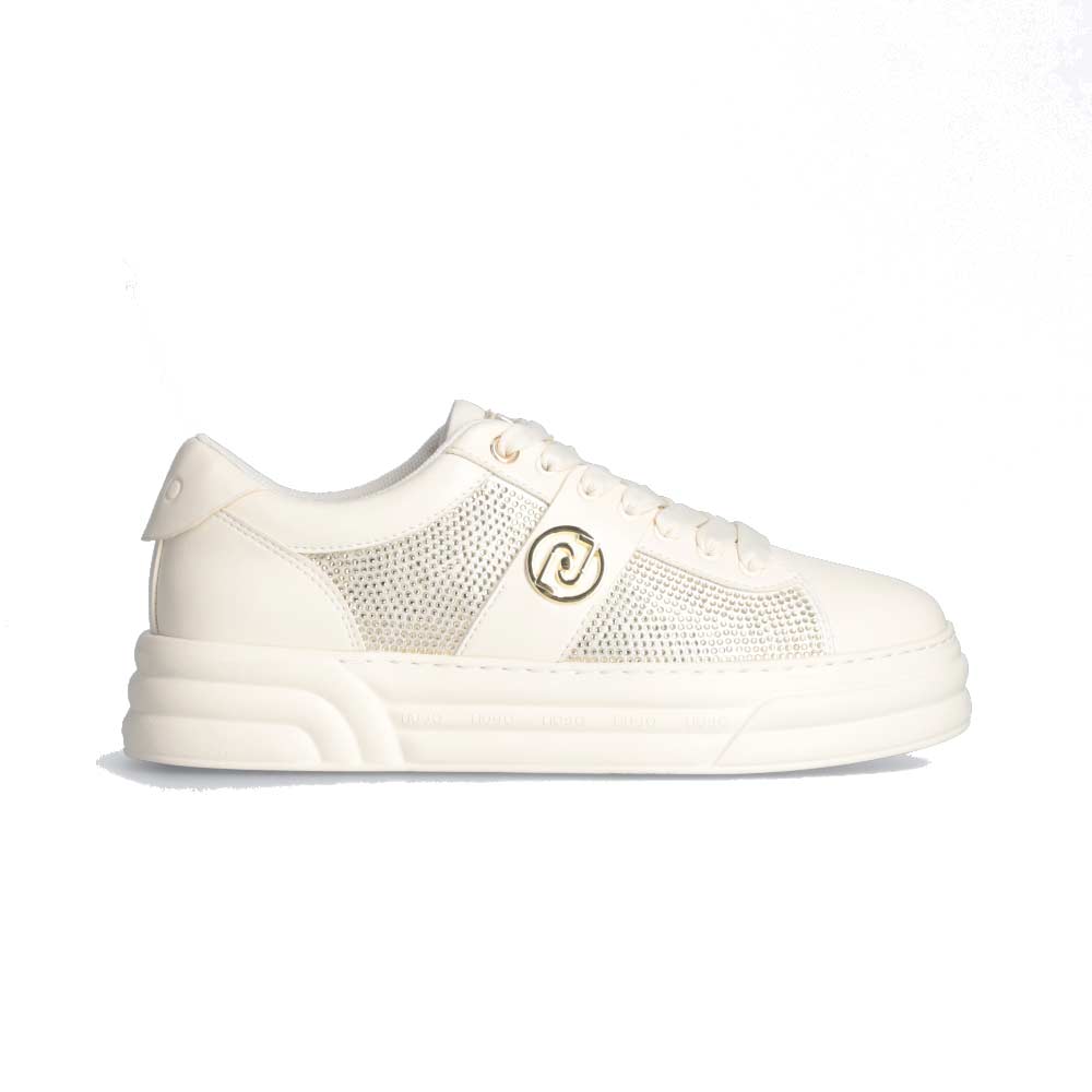 LIU JO Sneakers Liu Jo donna BF3025EX035 beige<BR/><BR/> BF3025EX035 S1176 CLEO 14 