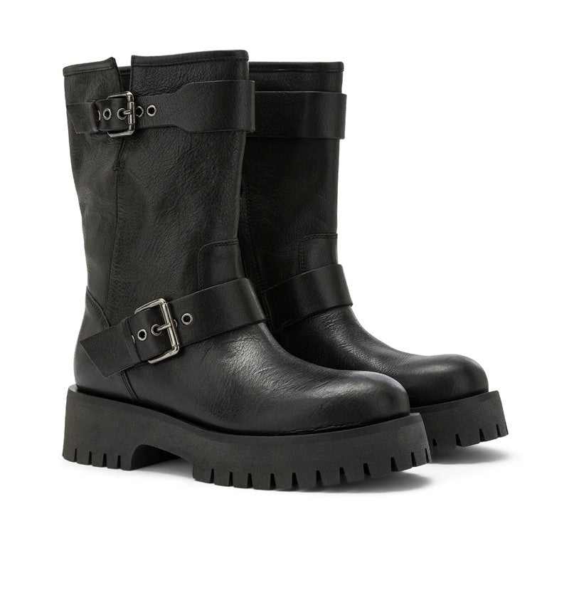 CARMENS Anfibi carmens donna buckle 54004 neri ai KERRY BUCKLE 54004 MINORCA NERO 
