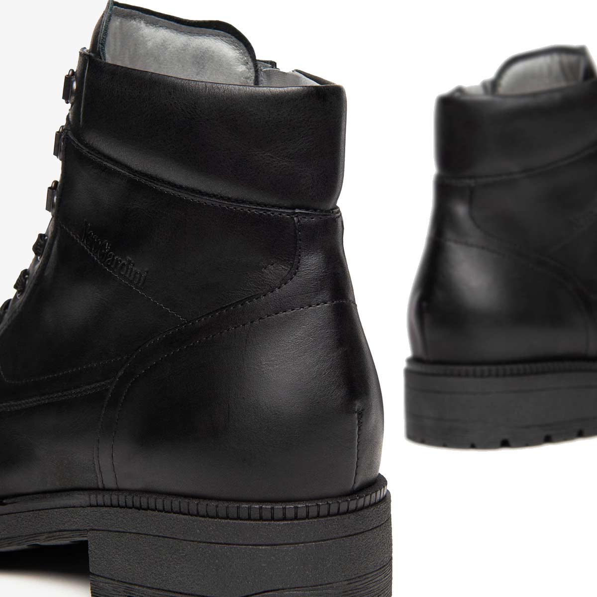 NEROGIARDINI Stivaletti NeroGiardini uomo Twist I400513U neri<BR/> I400513U 100 TWIST NERO 