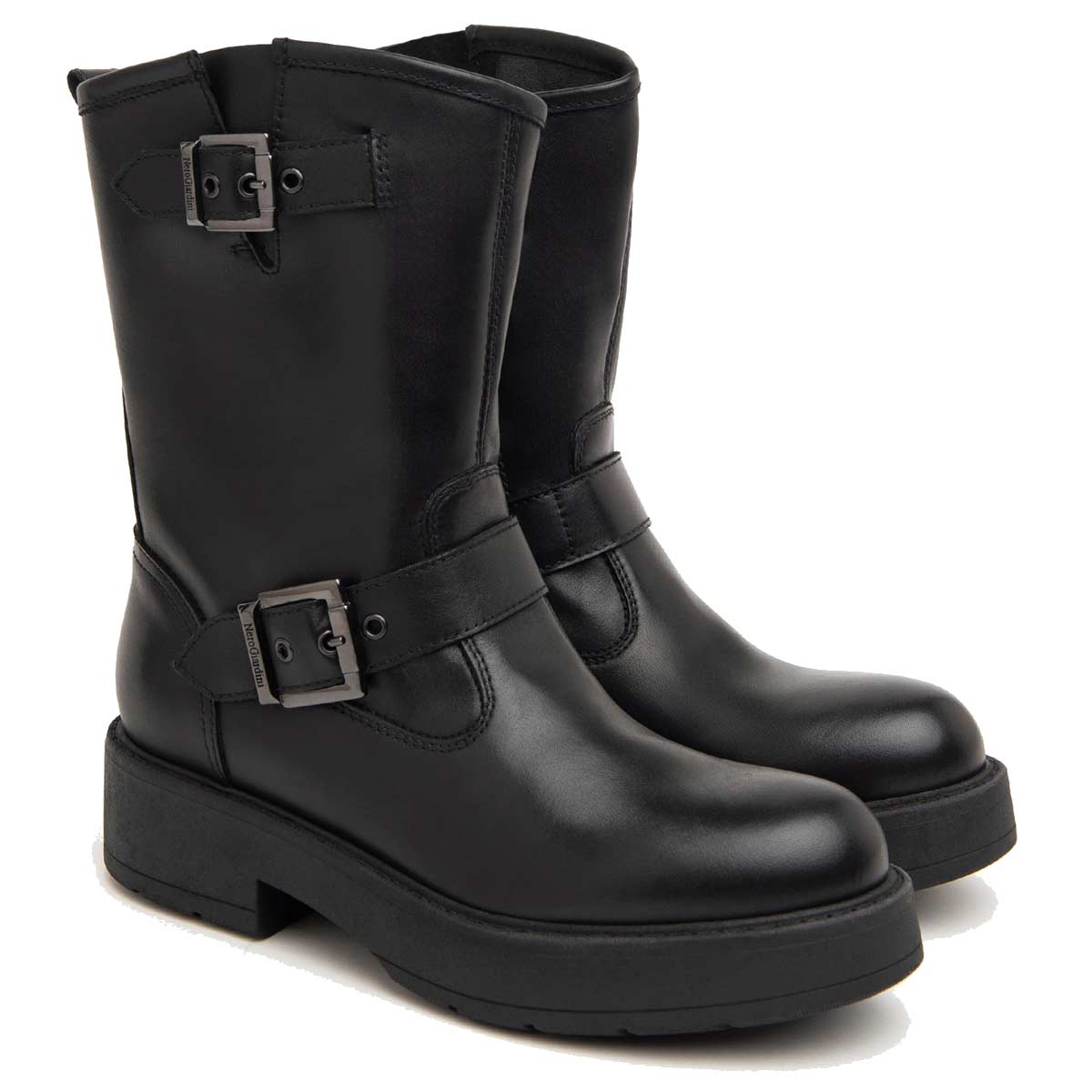 NEROGIARDINI Stivaletti NeroGiardini donna I411980D neri<BR/> I411980D 100 GUANTO NERO 
