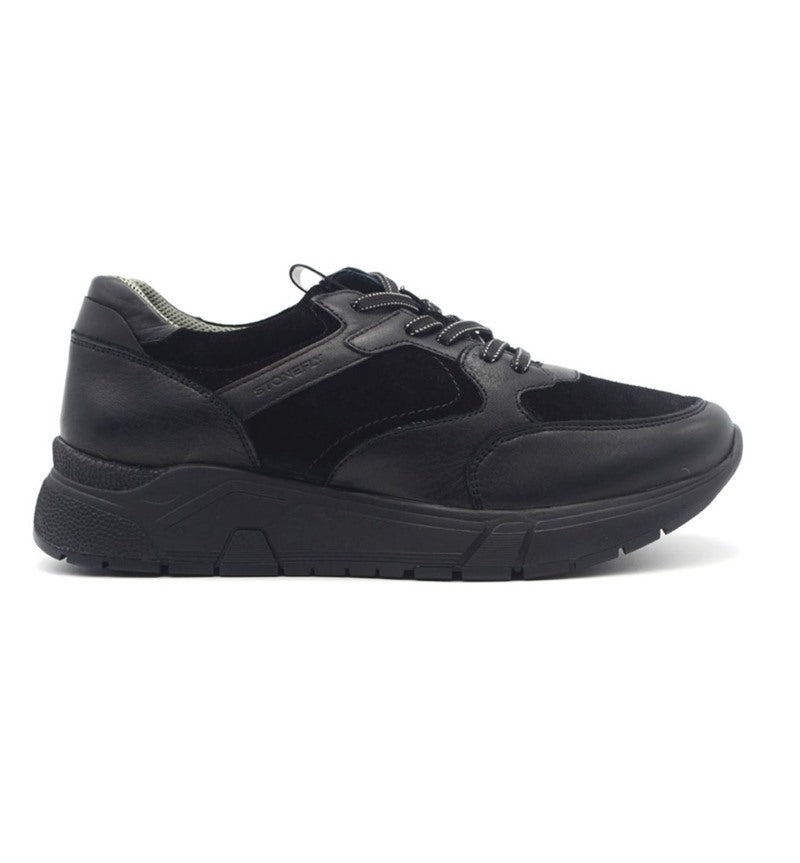 STONEFLY Sneakers Stonefly uomo 221569 action 31 calf nere AI 221569 000 ACTION 31 