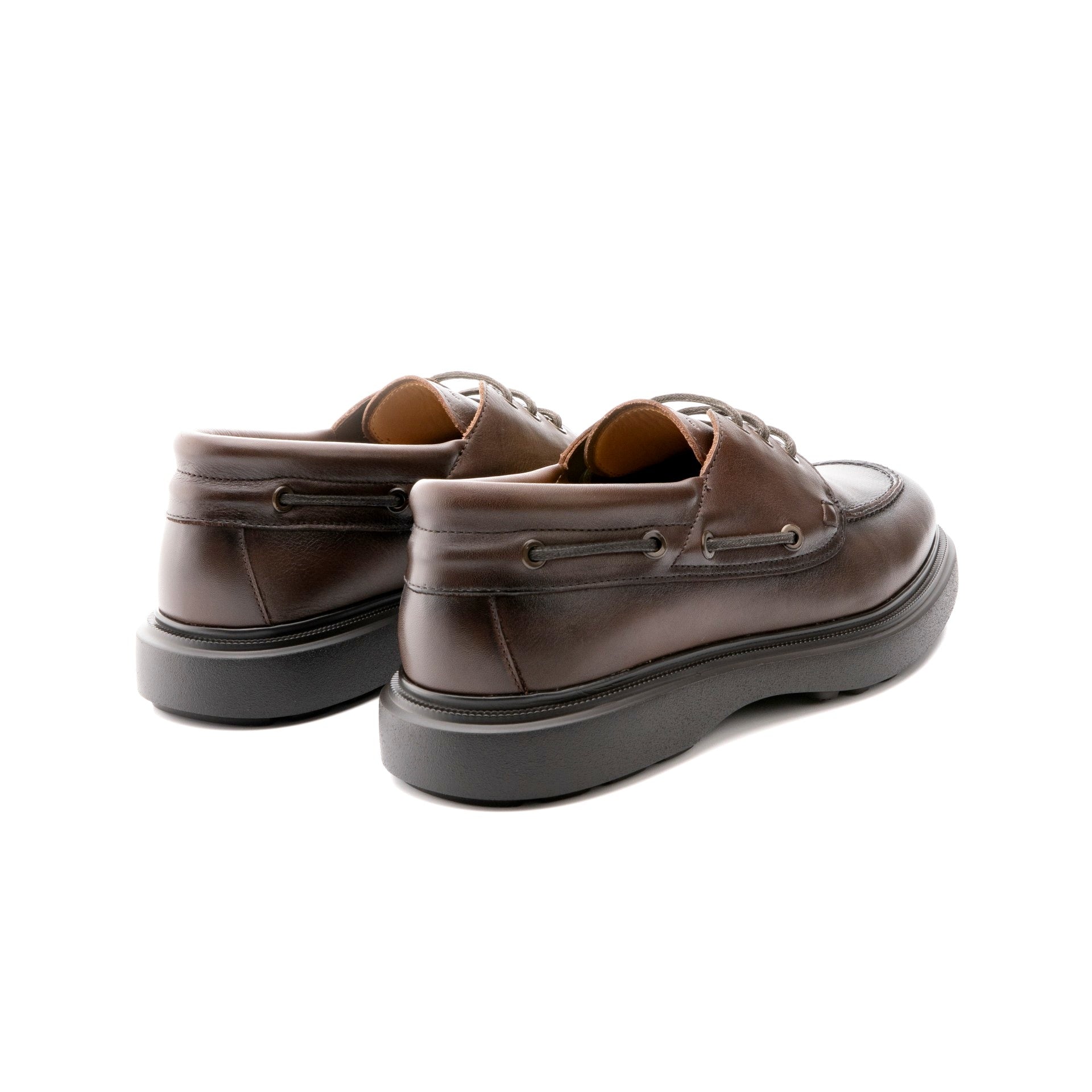 AMBITIOUS Polacco ambitious uomo boat 14051 brown a25 14051 7129AM 