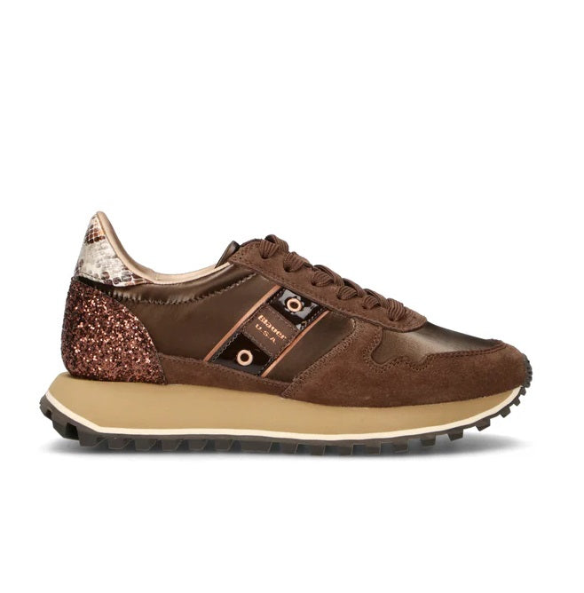 BLAUER Sneakers blauer donna f5 millen03 pyt brown a25 F5MILLEN03/PYT BRW BROWN 