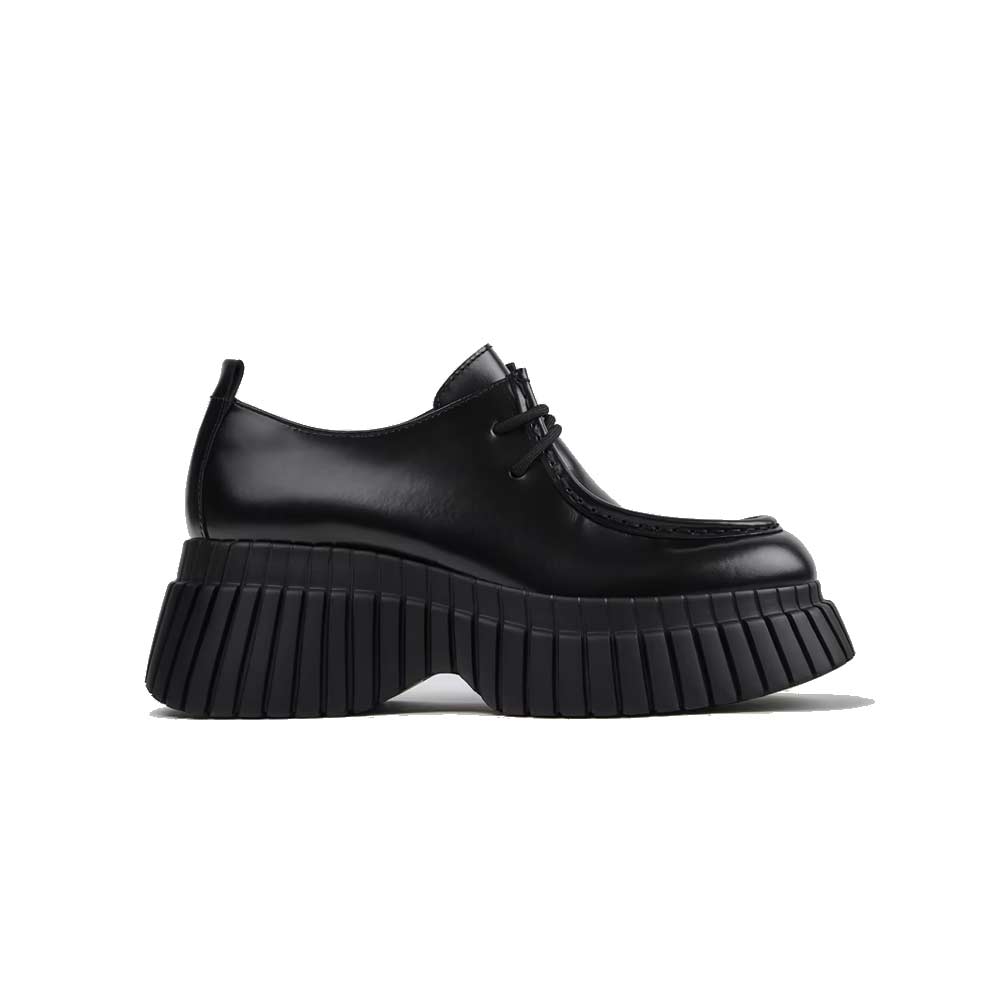 CAMPER Stringate Camper donna K201678 Pix BCN nere pelle<BR/> K201678 001 PIX BCN 