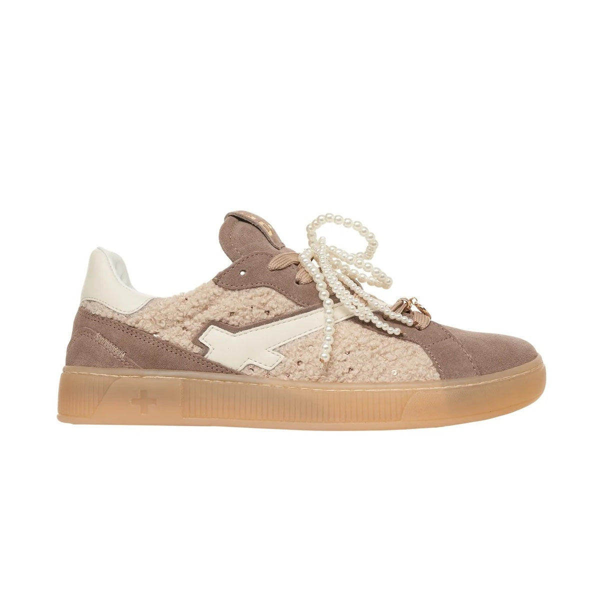 GIO+ Sneakers gio+ donna blue30a combi orsetto beige a25 BLUE30A COMBI ORSETTO BEIGE 