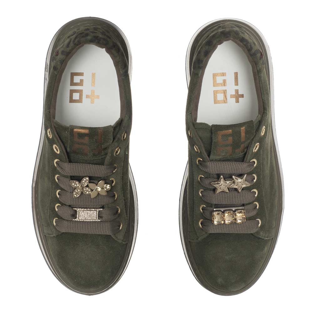 GIO+ Sneakers Gio+ donna PIA402A verde <BR/> PIA402A COMBI GREEN 
