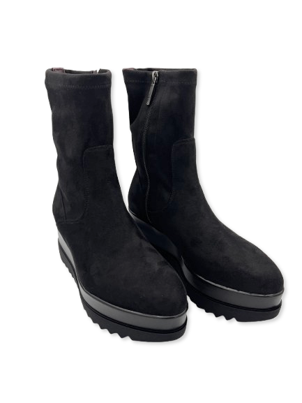 LORENZO MARI Stivaletto Lorenzo Mari clea08 black A25 CLEA 08 ALCANTARA STR NERO 