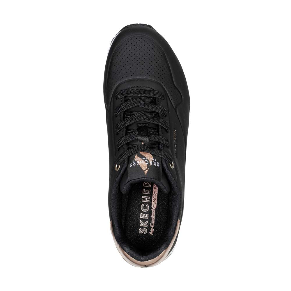 SKECHERS Sneakers Skechers donna 177094 nere 177094 BBK GOLDEN AIR 