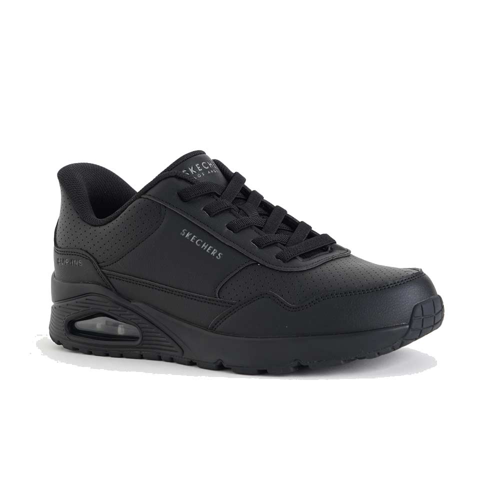 SKECHERS Sneakers Skechers uomo 183023 nere 183023 BBK BANKSIA LUXE 