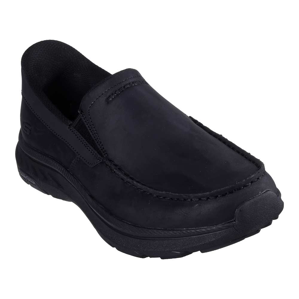 SKECHERS Mocassini Skechers uomo 205587 neri 205334 BBK OSGOOD 