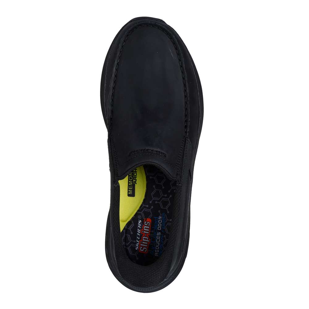 SKECHERS Mocassini Skechers uomo 205587 neri 205334 BBK OSGOOD 