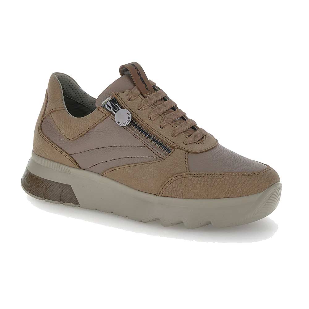 STONEFLY Sneakers Stonefly donna 221710 Spock nere pelle nabuk e nappa<BR/> 221710 8SC SPOCK 42 