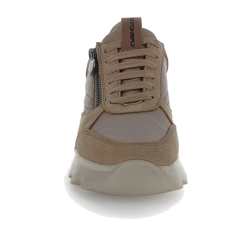 STONEFLY Sneakers Stonefly donna 221710 Spock nere pelle nabuk e nappa<BR/> 221710 8SC SPOCK 42 