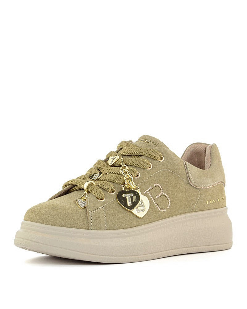 TOSCA BLU Sneakers tosca blu donna chic cuore beige a25 SF2501S014 C05 CUORE TB BEIGE 
