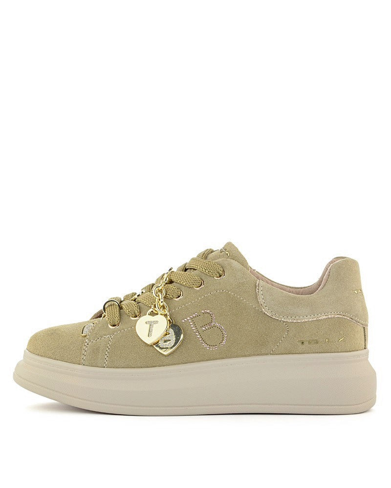 TOSCA BLU Sneakers tosca blu donna chic cuore beige a25 SF2501S014 C05 CUORE TB BEIGE 