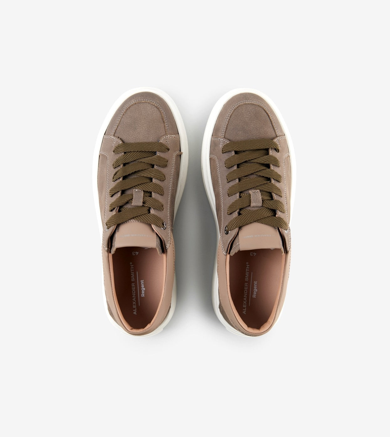 AlEXANDER SMITH Sneakers Alexander Smith uomo regent rtm  2253 olive brown ASBERTM 2253 OMT REGENT MAN 
