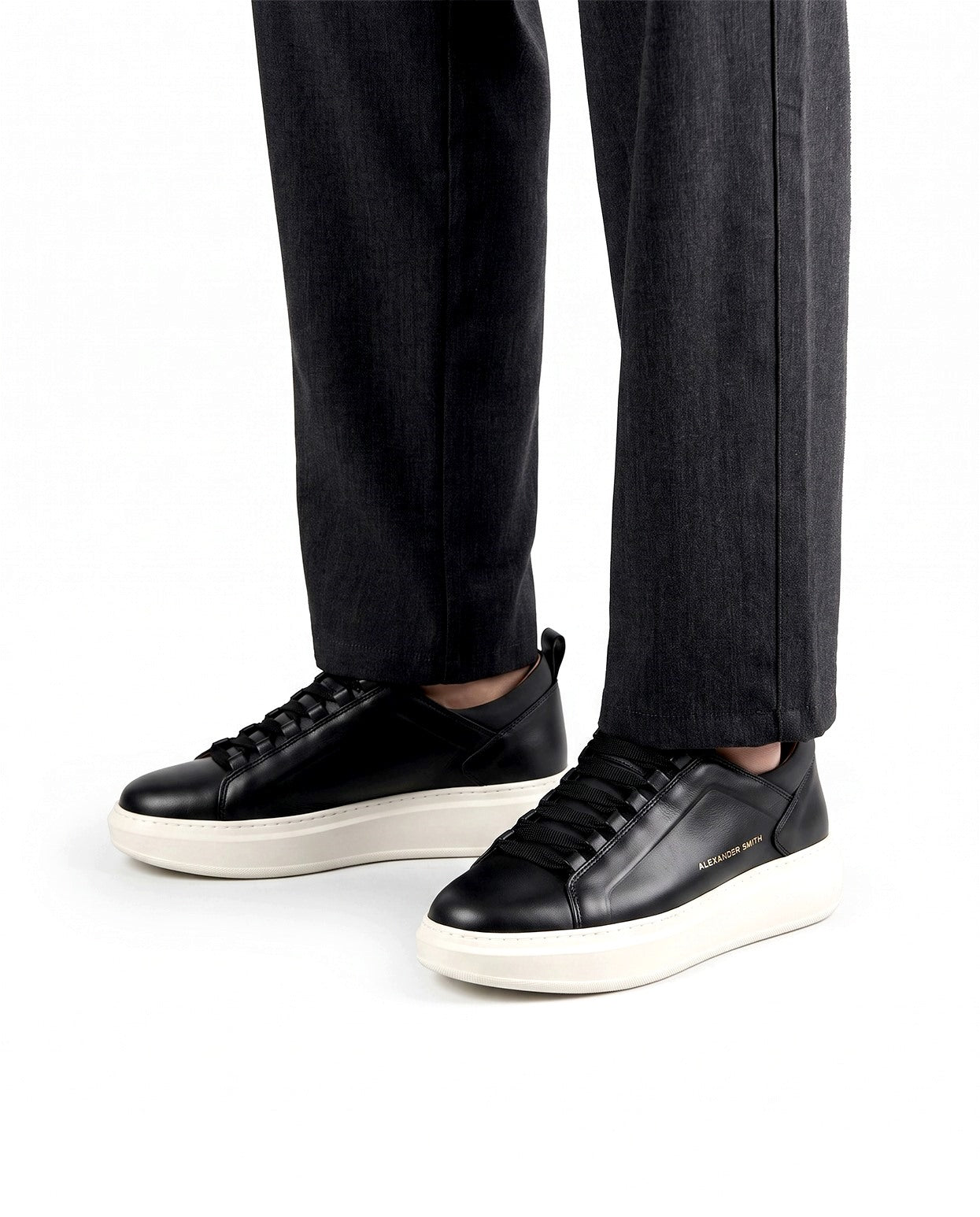 AlEXANDER SMITH Sneakers Alexander Smith uomo wembley black high ASBEWFM 2319 BLK WEMBLEY HIGH 
