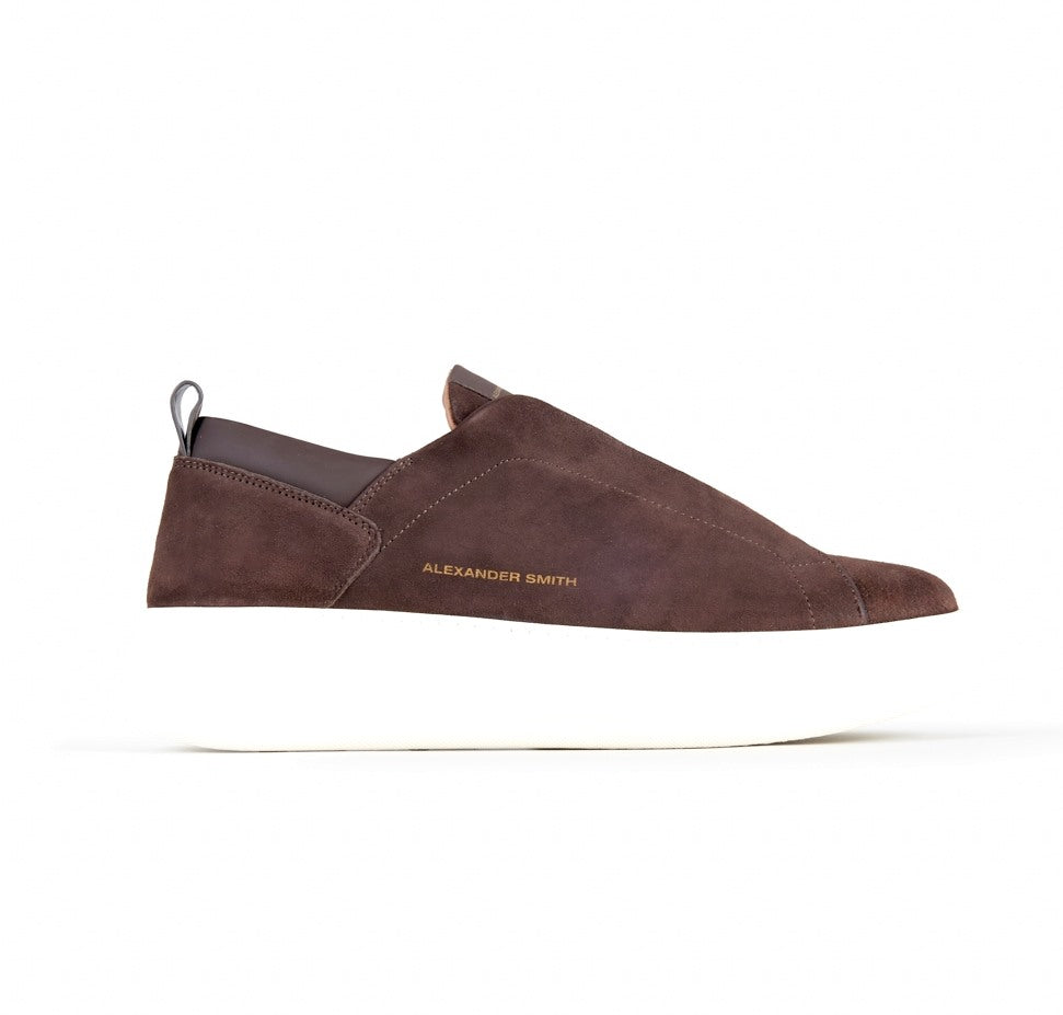AlEXANDER SMITH Sneakers Alexander Smith uomo wembley slip on brown ASBEWLM 0104 DBN WEMBLEY MAN 