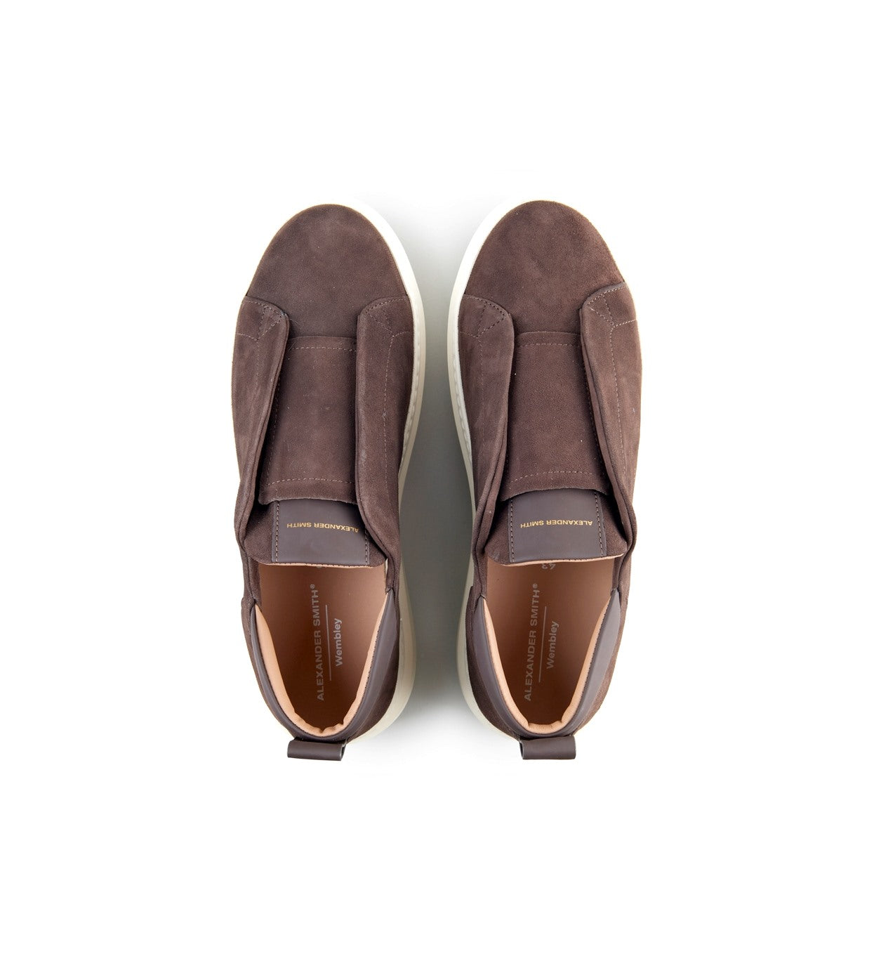 AlEXANDER SMITH Sneakers Alexander Smith uomo wembley slip on brown ASBEWLM 0104 DBN WEMBLEY MAN 