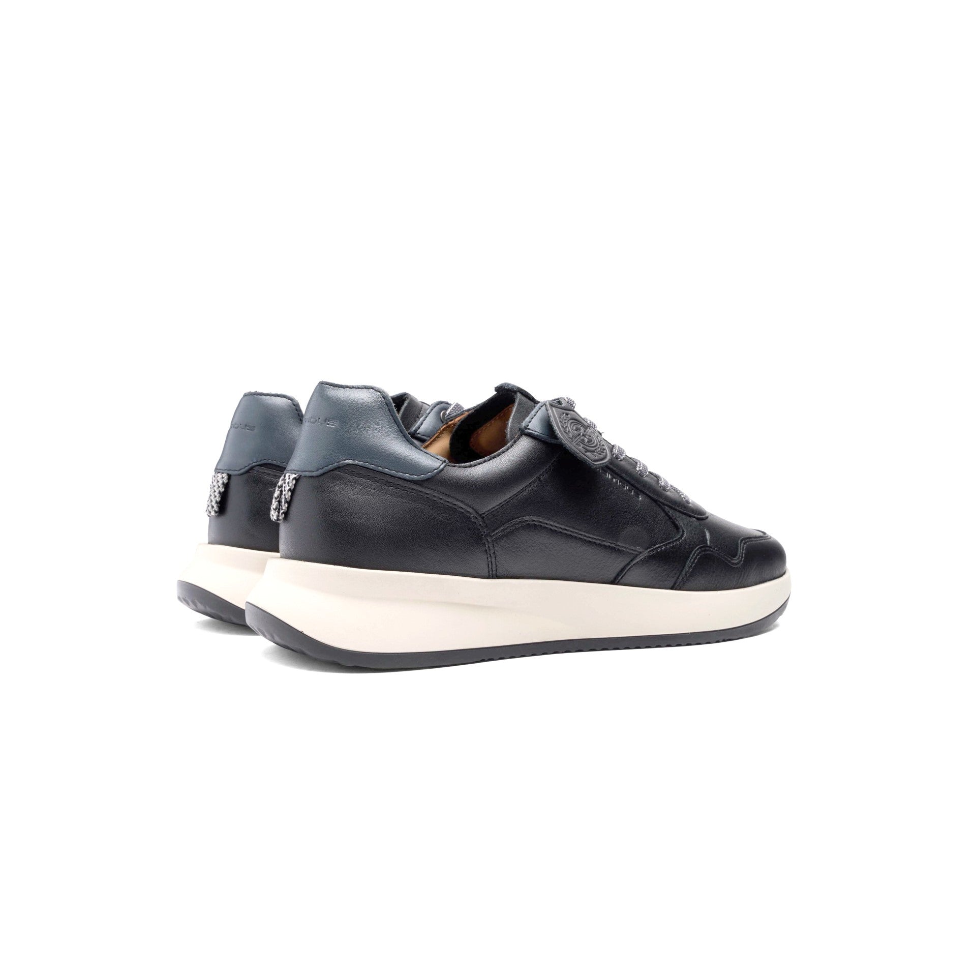 AMBITIOUS Sneakers ambitious uomo ronnie 14301a nere 14301A 7127AM RONNIE 