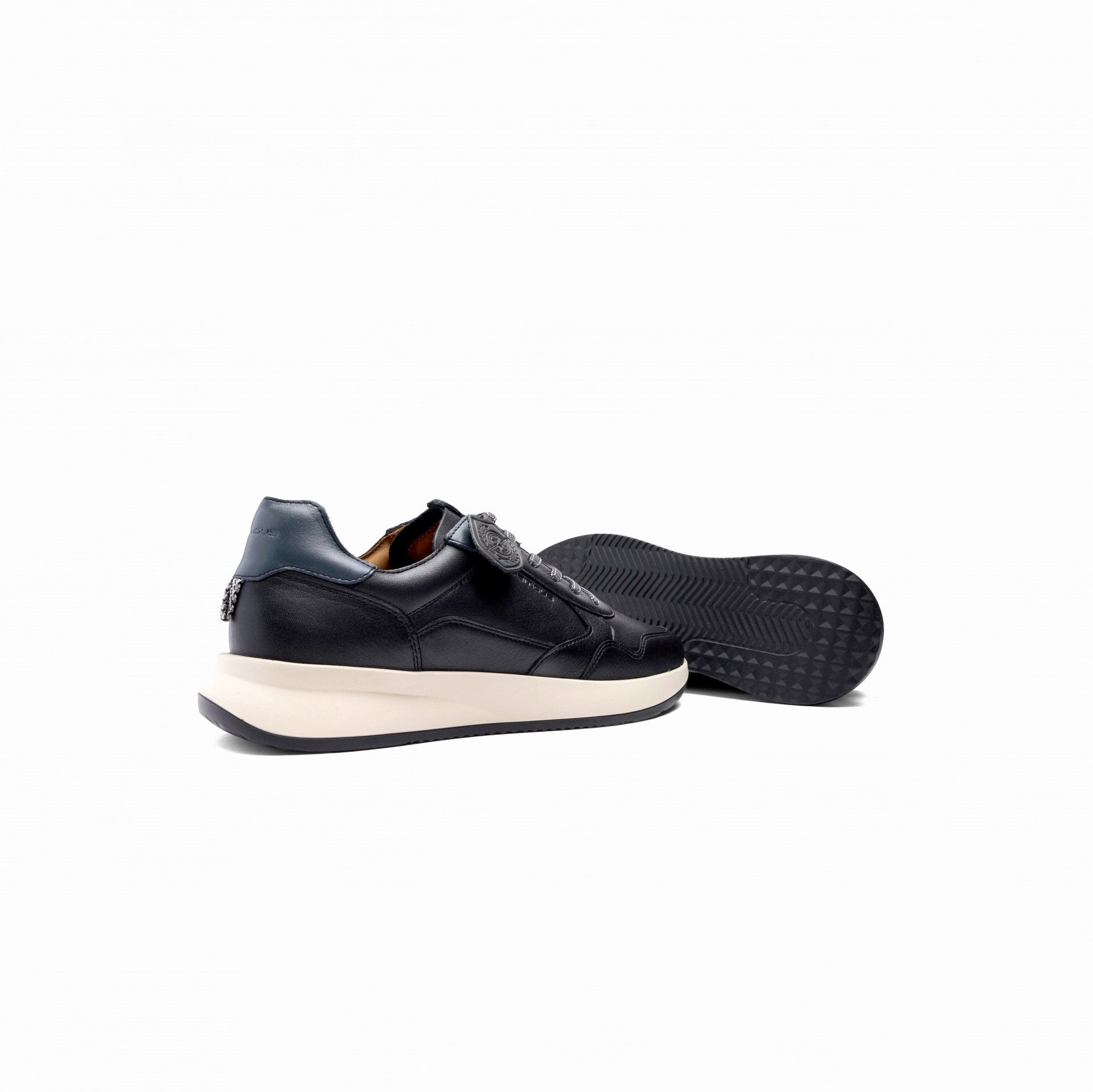 AMBITIOUS Sneakers ambitious uomo ronnie 14301a nere 14301A 7127AM RONNIE 