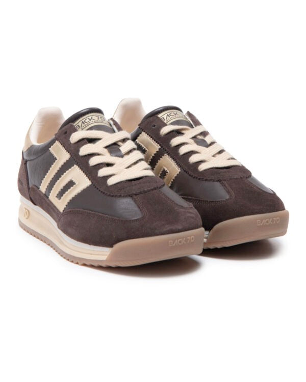 BACK70 sneakers back70 donna180009 spongy jogger coffe 108009 000210 JOGGER N02 SPONGY 