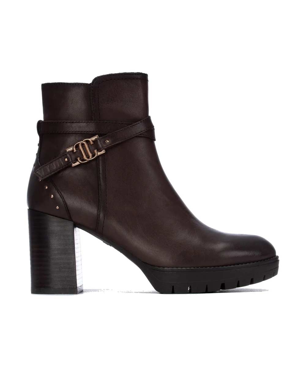 CARMELA Stivaletti Carmela donna 164280 marroni <BR/> 164280 PIEL MARRON 