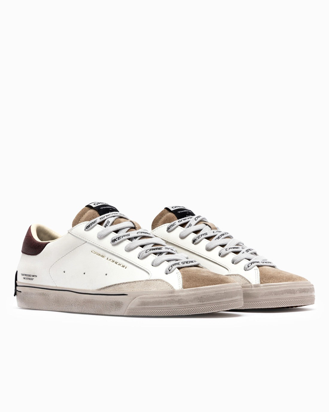 CRIME LONDON Sneakers crime london uomo distressed mulberry 2.0 10051AA9 10 DISTRESSED 2.0 