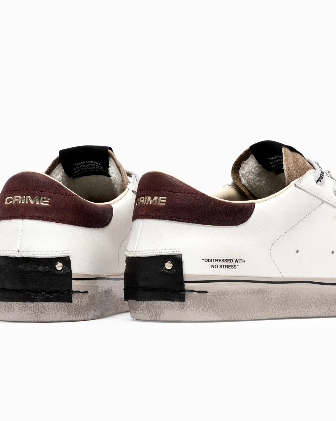CRIME LONDON Sneakers crime london uomo distressed mulberry 2.0 10051AA9 10 DISTRESSED 2.0 