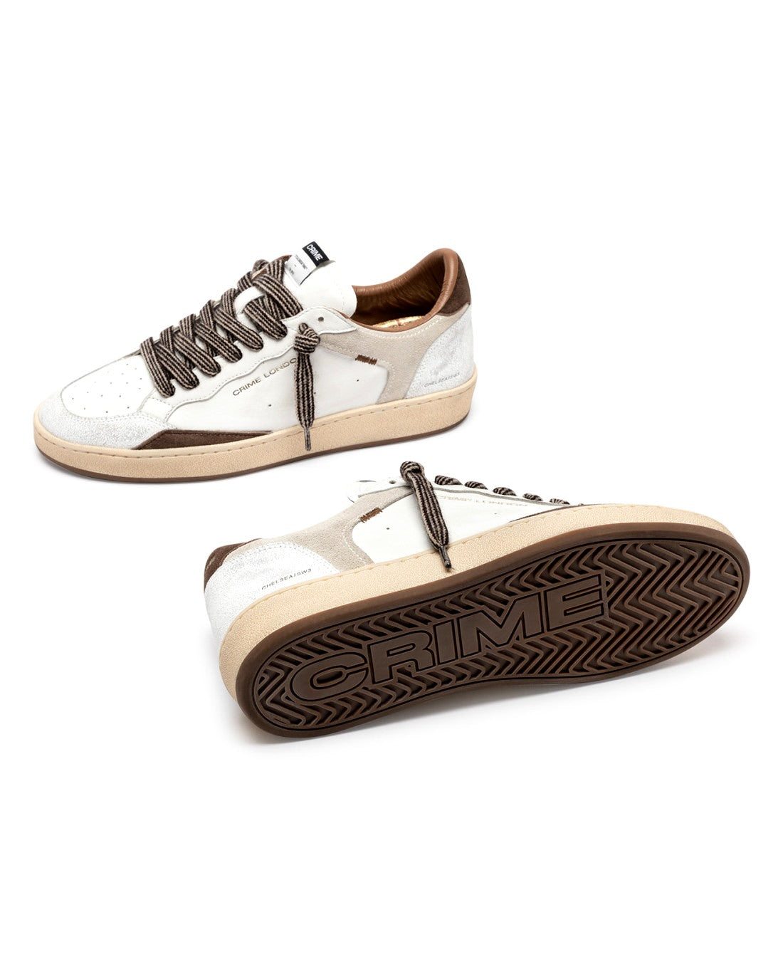 CRIME LONDON sneakers crime london uomo chelsea cool brown 10200AA9 10 CHELSEA 