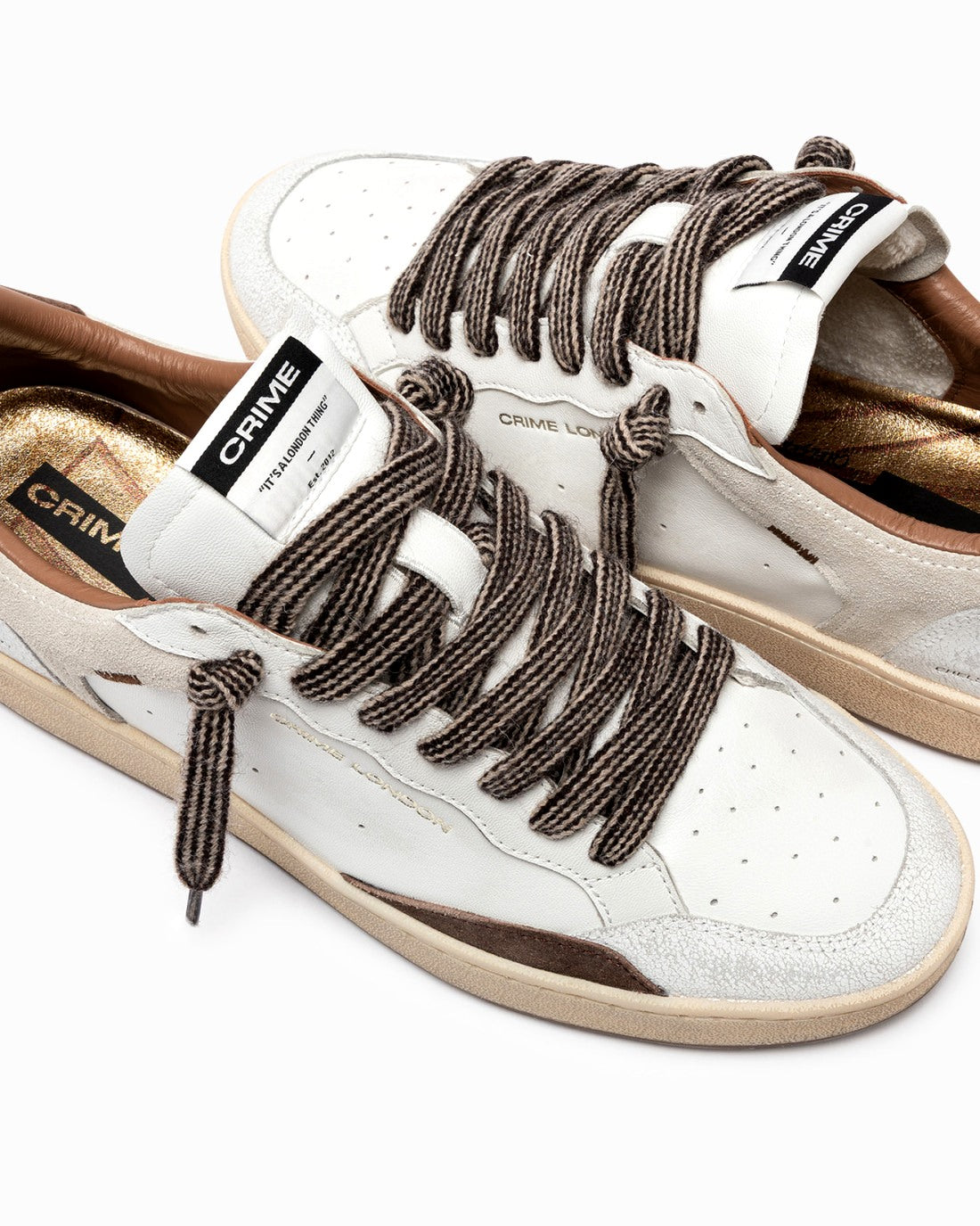 CRIME LONDON sneakers crime london uomo chelsea cool brown 10200AA9 10 CHELSEA 