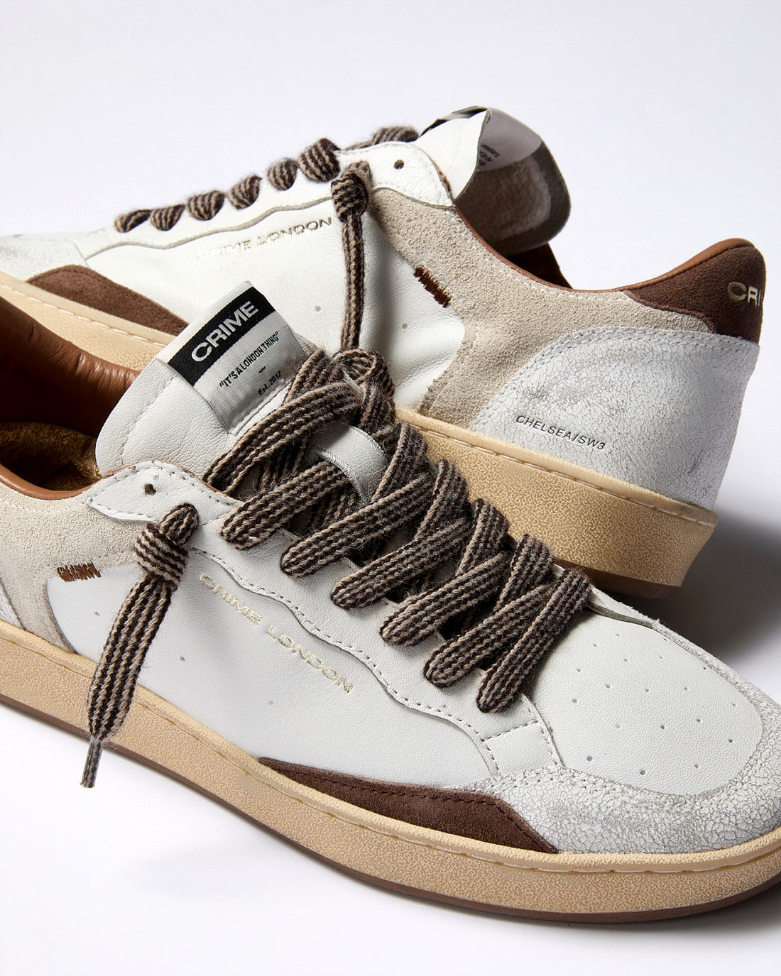 CRIME LONDON sneakers crime london uomo chelsea cool brown 10200AA9 10 CHELSEA 