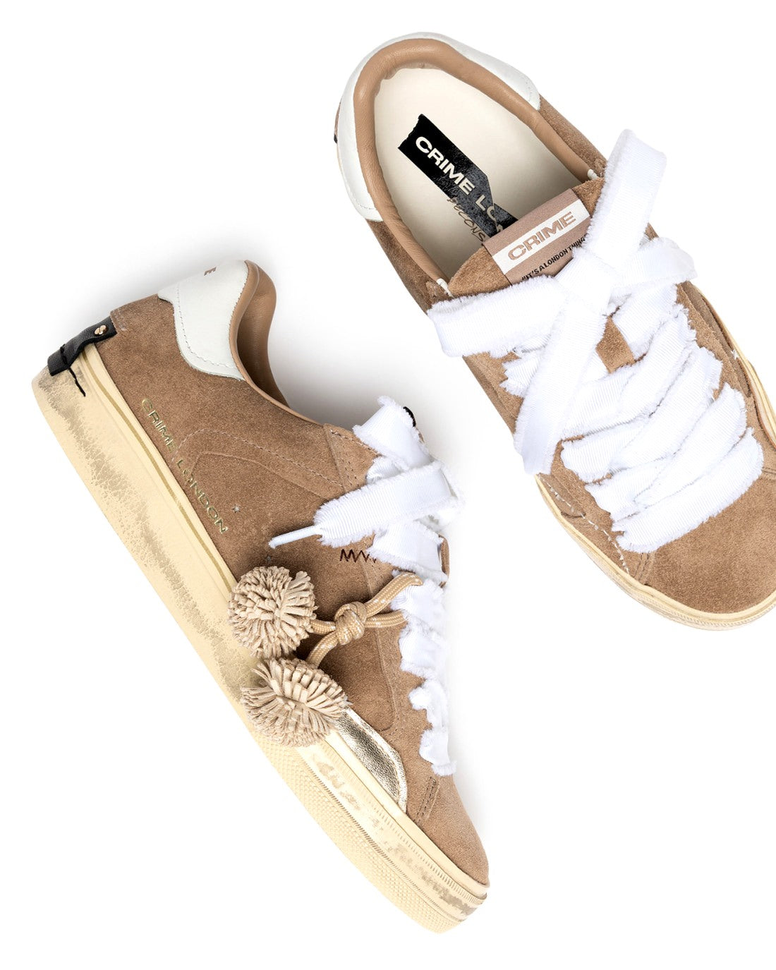 CRIME LONDON Sneakers crime london donna deconstructed hot chai 23078AA9 15 DECONSTRUCTED 