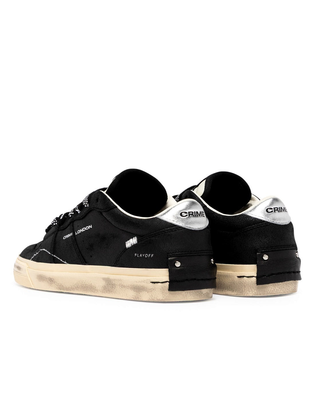 CRIME LONDON Sneakers crime london uomo playoff back to black 23501AA9 20 PLAYOFF 
