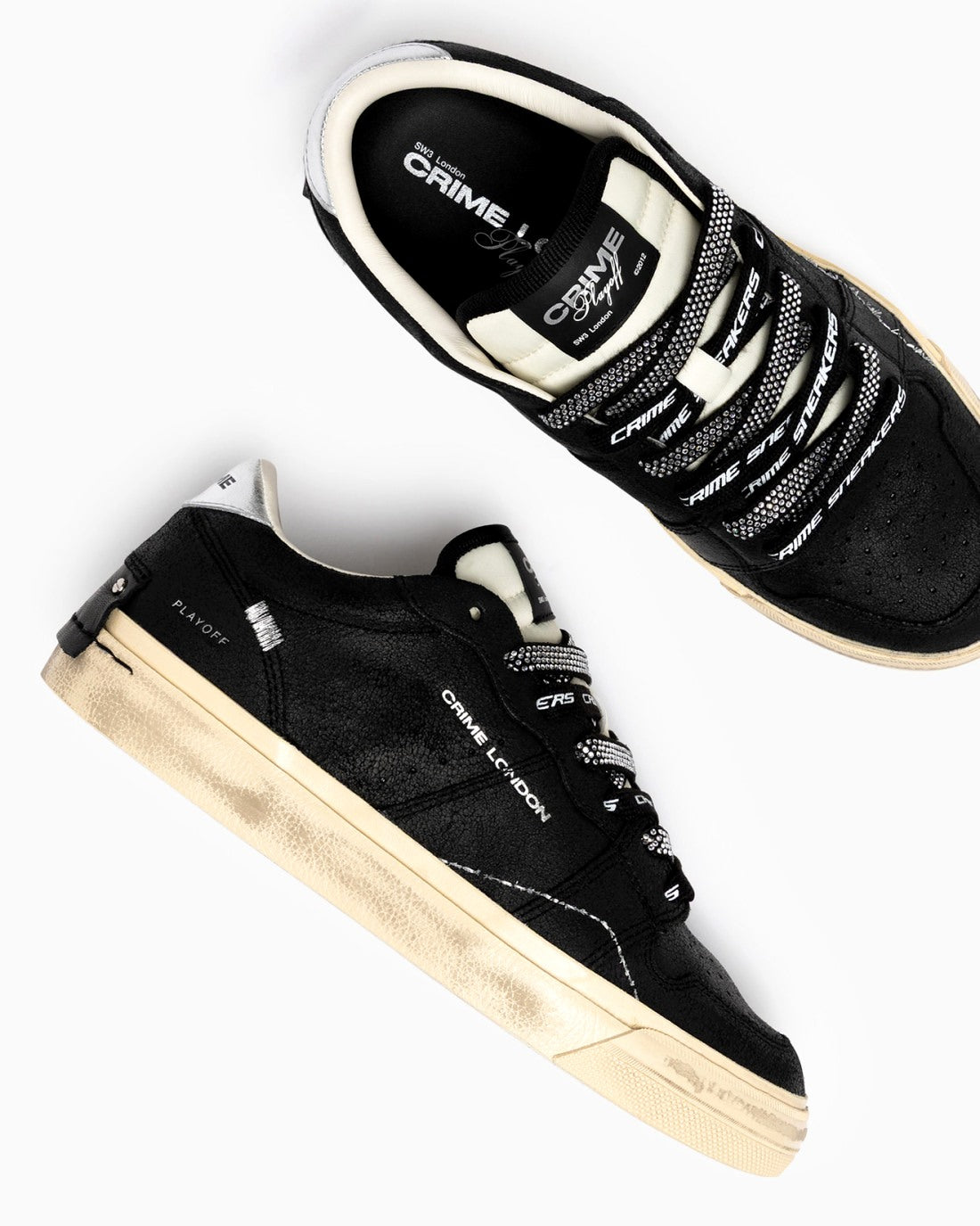 CRIME LONDON Sneakers crime london uomo playoff back to black 23501AA9 20 PLAYOFF 
