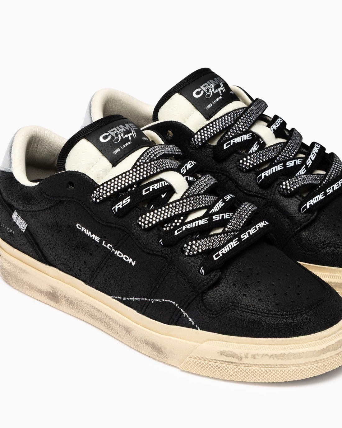 CRIME LONDON Sneakers crime london uomo playoff back to black 23501AA9 20 PLAYOFF 