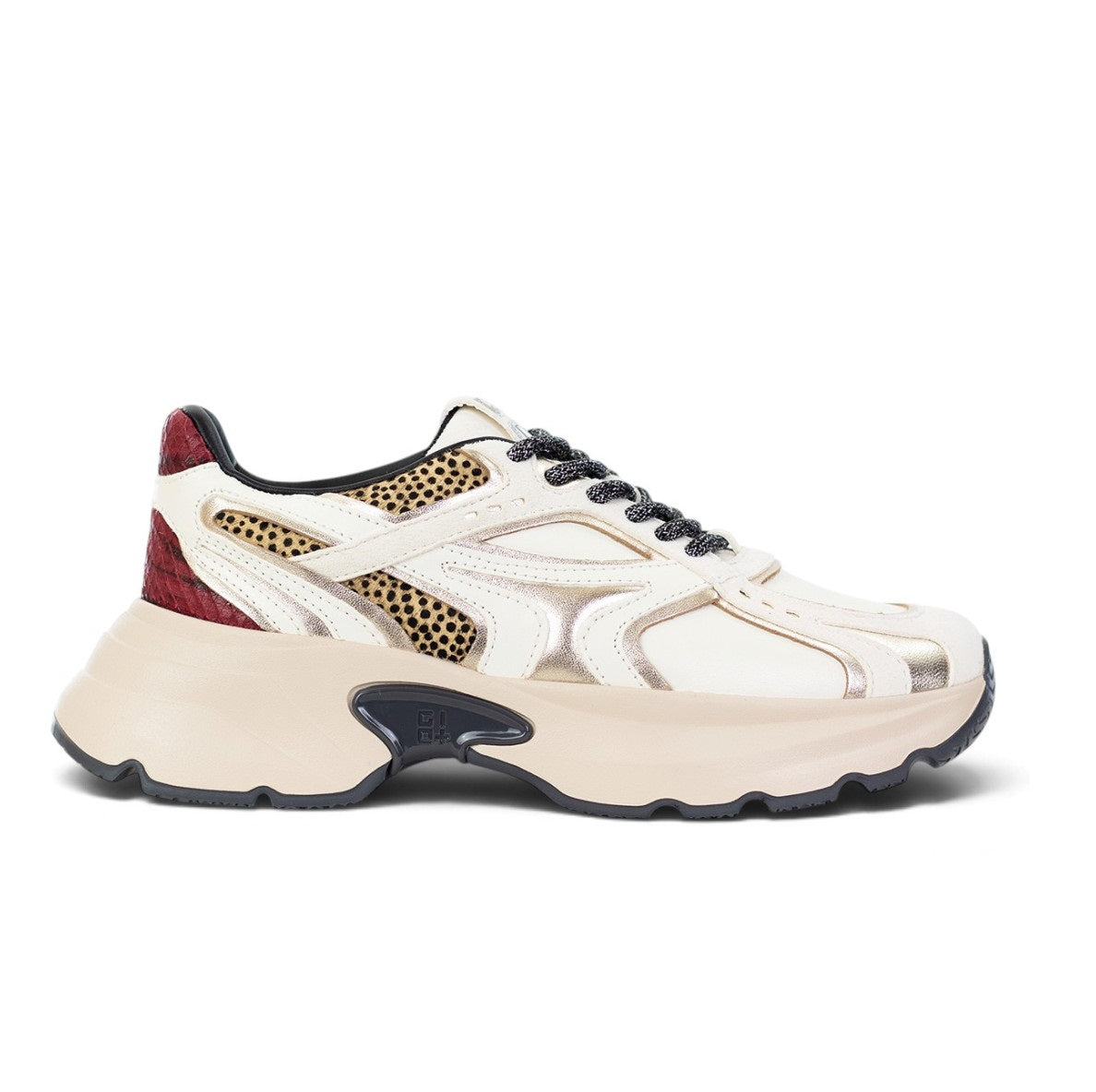 GIO+ sneakers gio+ dalia36 combi gold beige oro pelle DALIA36 COMBI GOLD 