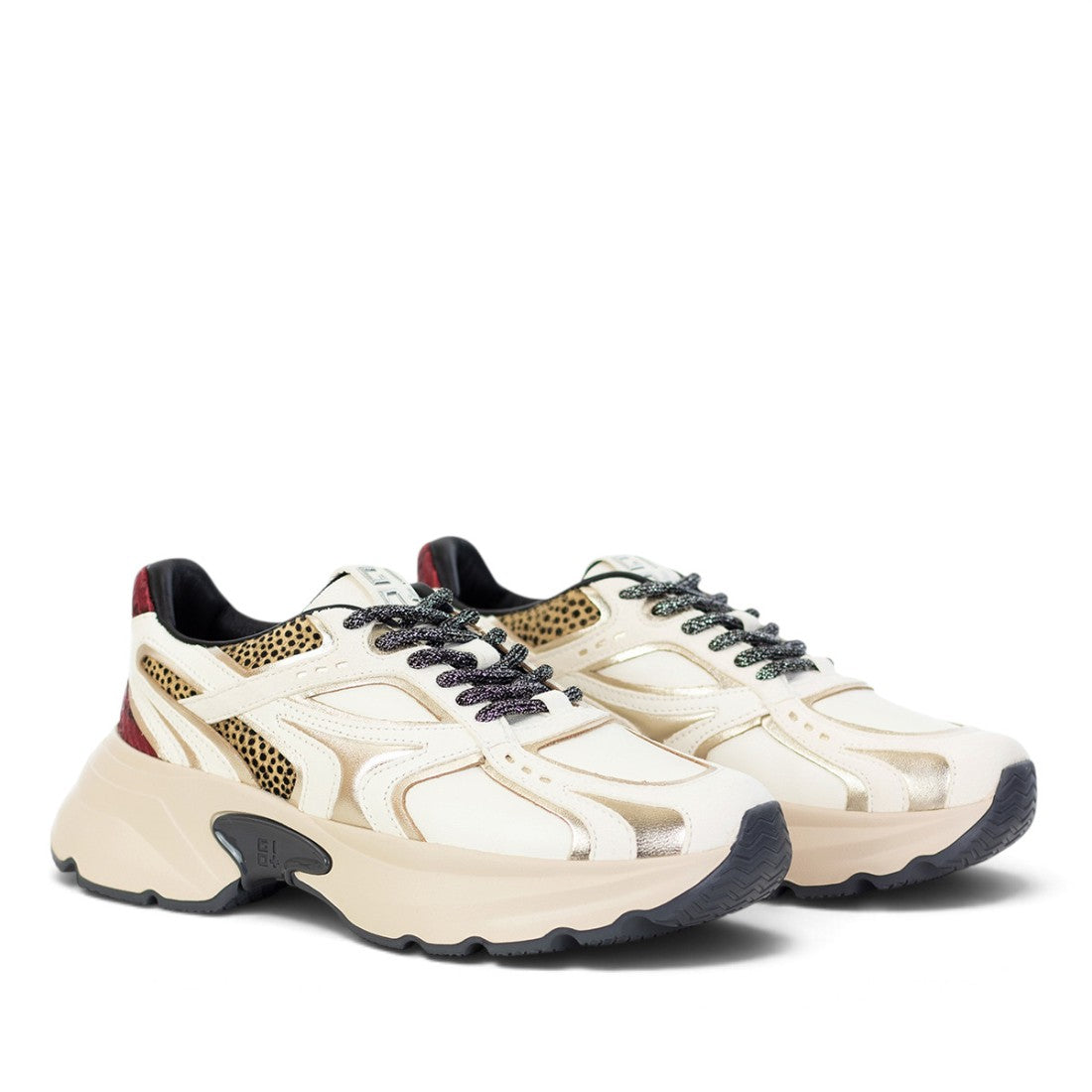 GIO+ sneakers gio+ dalia36 combi gold beige oro pelle DALIA36 COMBI GOLD 