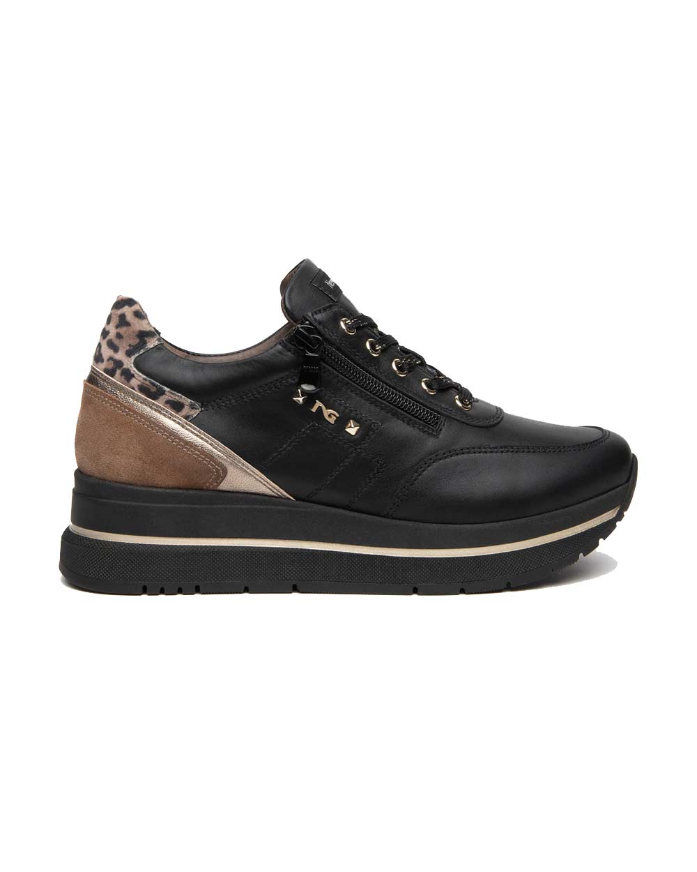 NEROGIARDINI Sneakers NeroGiardini donna I617360D nere I617360D 100 GUANTO NERO 