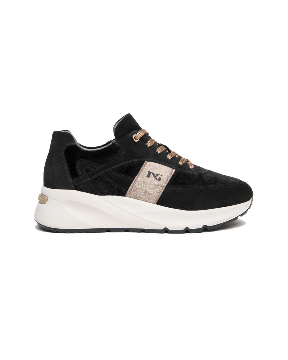 NEROGIARDINI Sneakers NeroGiardini donna I617383D nere I617383D 100 AROLD VELO NERO 