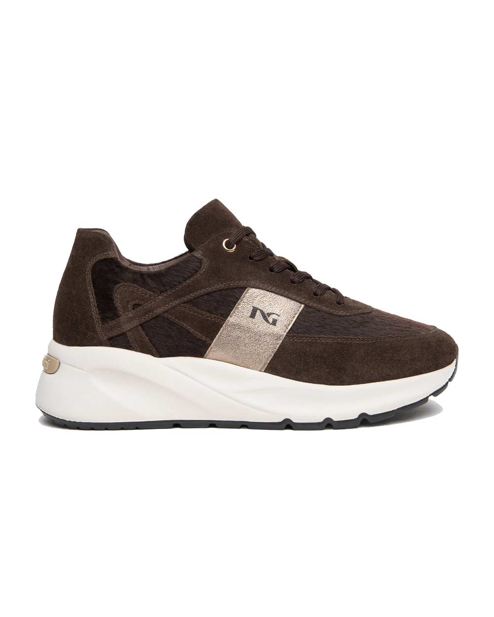 NEROGIARDINI Sneakers NeroGiardini donna I617383D testa di moro I617383D 300 AROLD COLO T.MORO 
