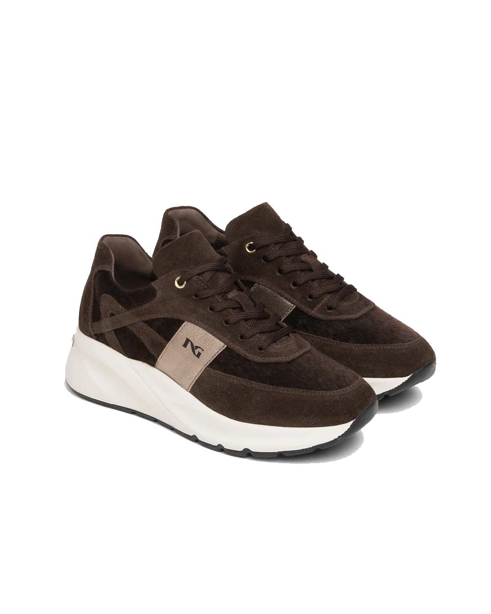 NEROGIARDINI Sneakers NeroGiardini donna I617383D testa di moro I617383D 300 AROLD COLO T.MORO 