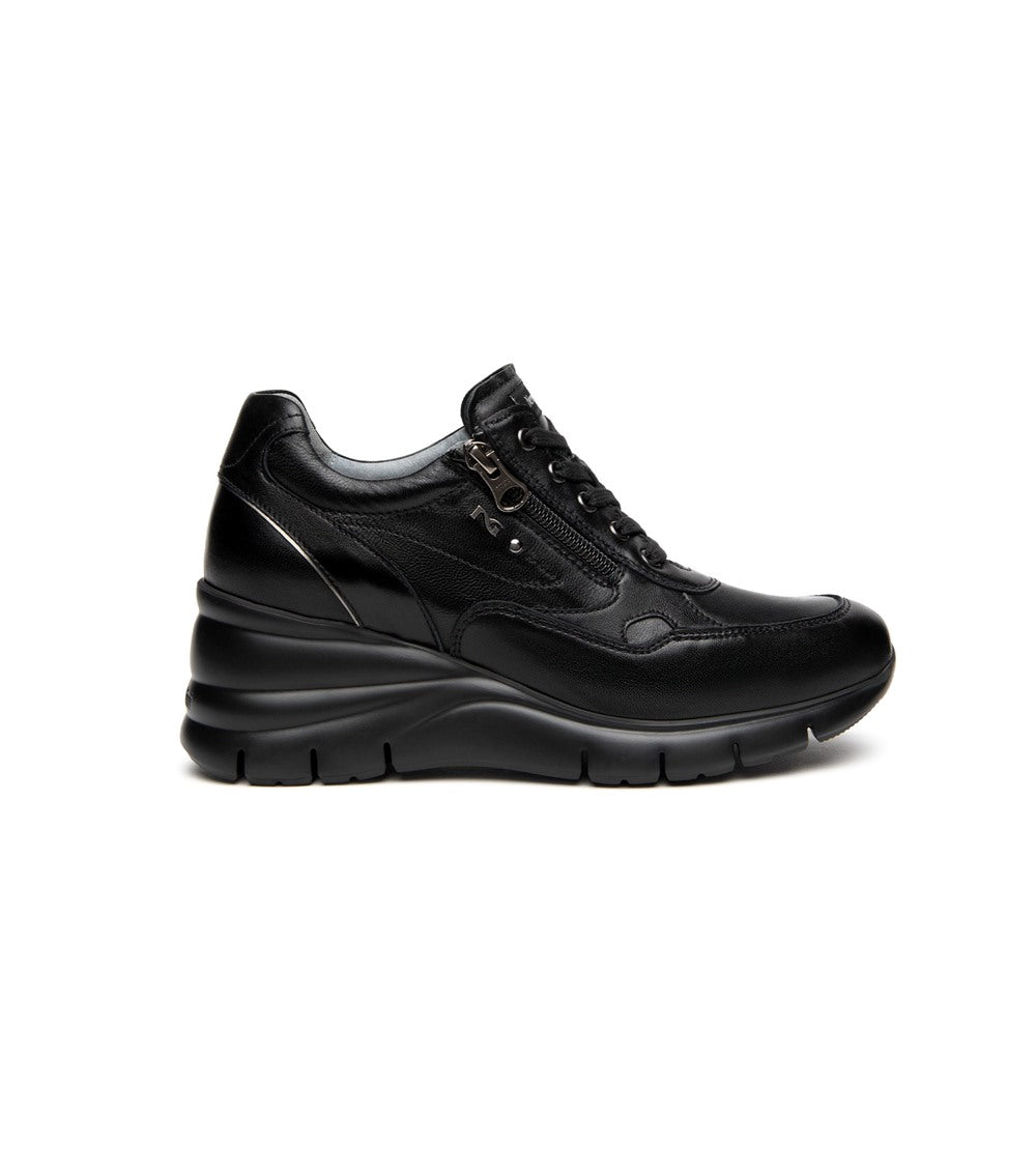 NEROGIARDINI Sneakers NeroGiardini donna  I617400D nere<BR/> I617400D 100 NAPPA PANDORA NERO 