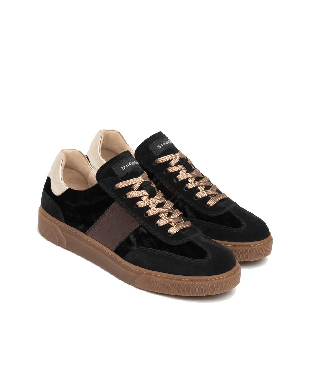 NEROGIARDINI Sneakers NeroGiardini donna I617425D nere I617425D 100 AROLD VELO NERO 