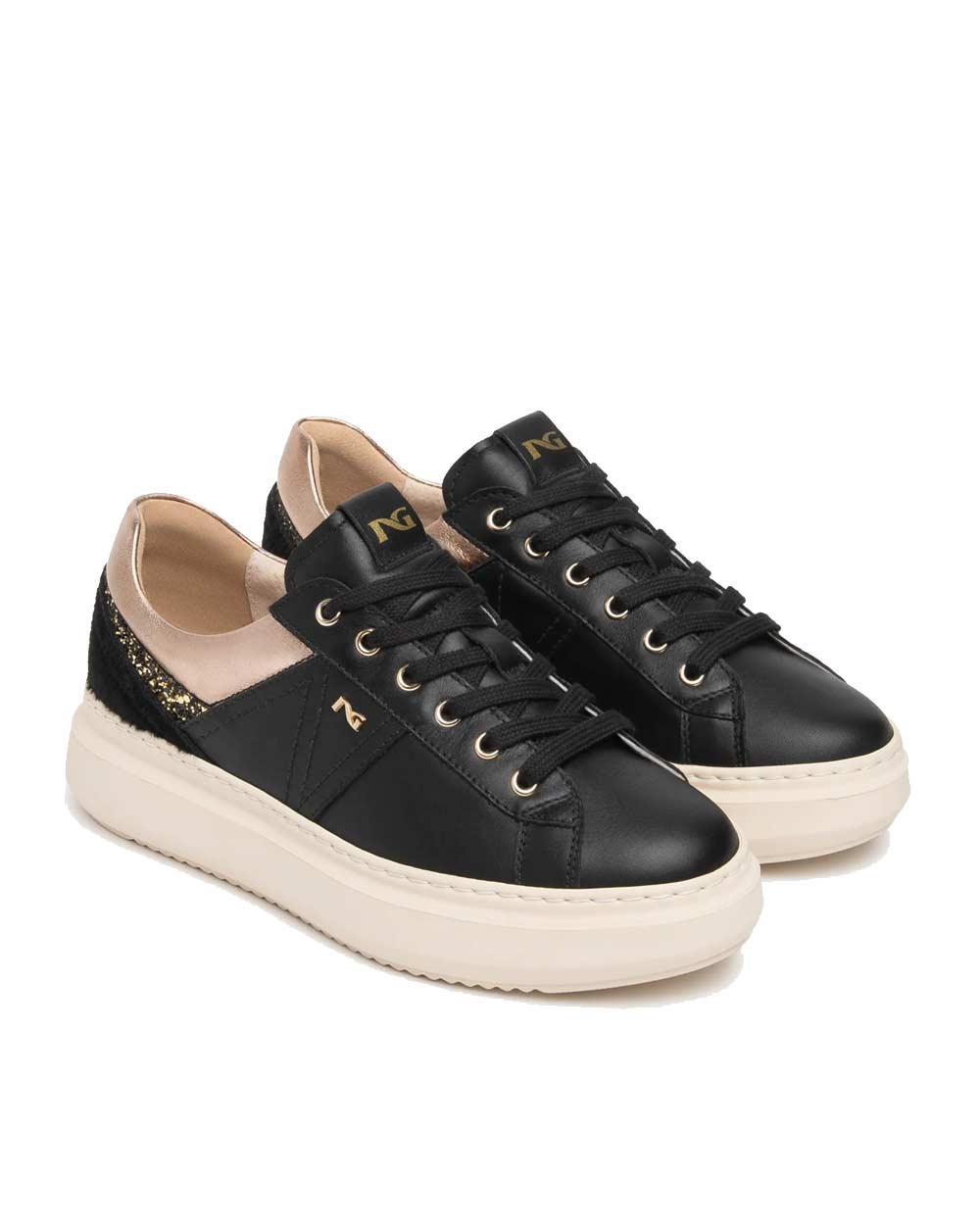 NEROGIARDINI Sneakers NeroGiardini donna I617430D nere I617430D 100 GUANTO NERO 