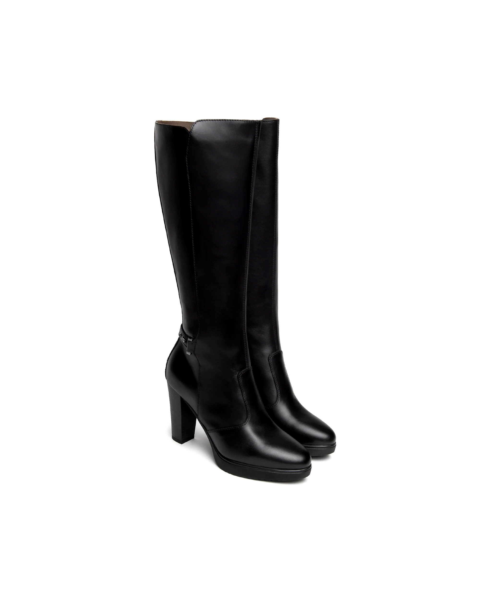NEROGIARDINI Stivali nerogiardini donna I617950d100 gunato nero pelle I617950D 100 GUANTO NERO 