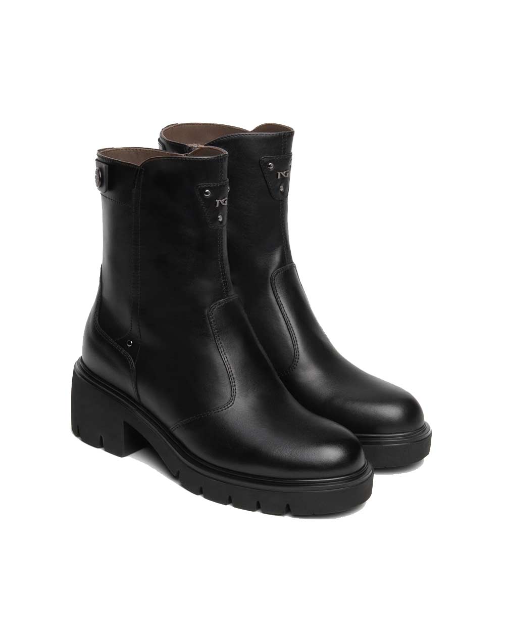 NEROGIARDINI Stivaletti NeroGiardini donna I618053D neri I618053D 100 GUANTO NERO 