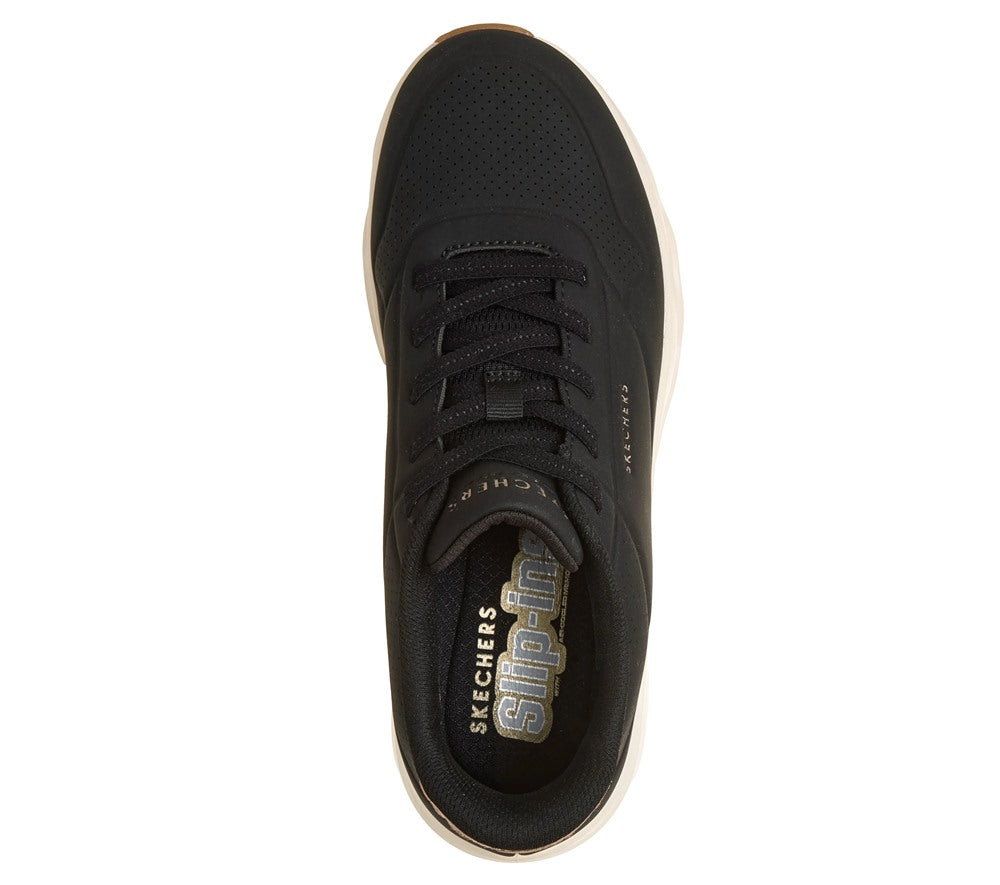 SKECHERS Sneakers Skechers donna 190113 nere 190113 BBK GLIDE ON AIR 