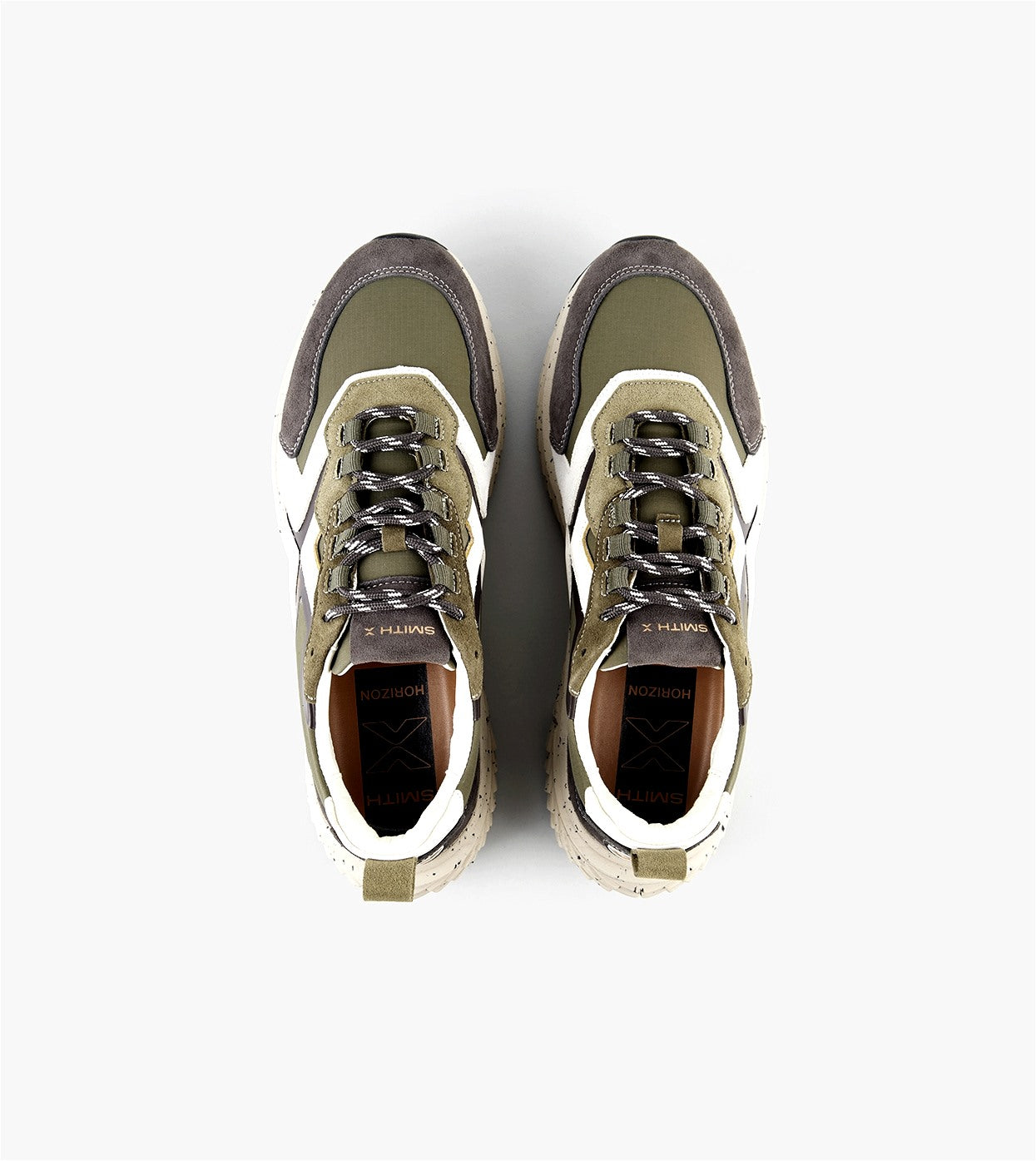 SMITH X Sneakers Smith x uomo horizon grey green<BR/><BR/> SXBEHZM 7887 DGG HORIZON MAN 